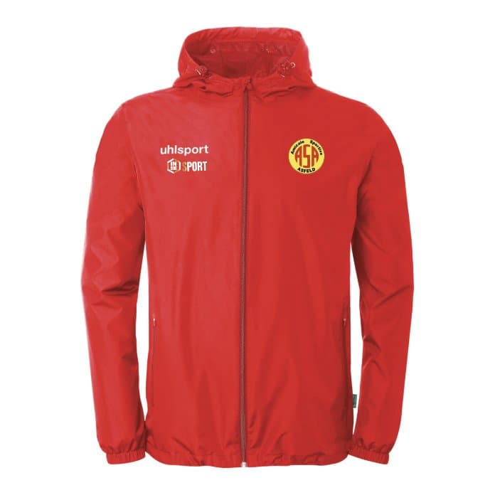 Veste de pluie Uhlsport ASA, vue de face