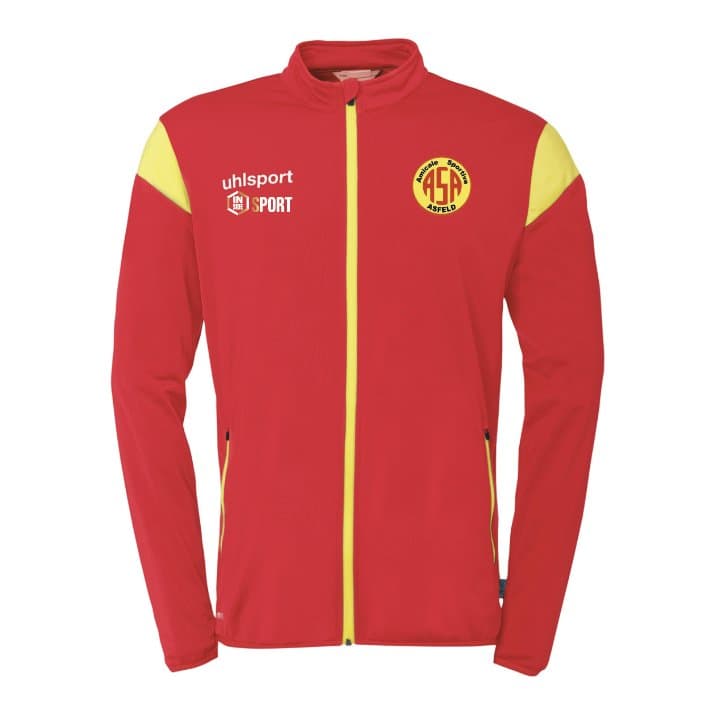 Kids' tracksuit jacket ASA, red