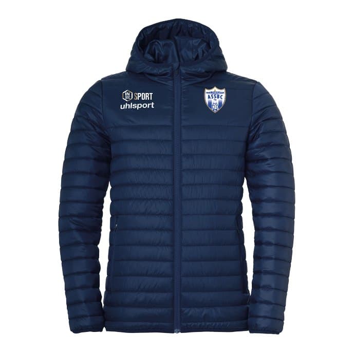 Ultralight puffer jacket ASSBC, front view