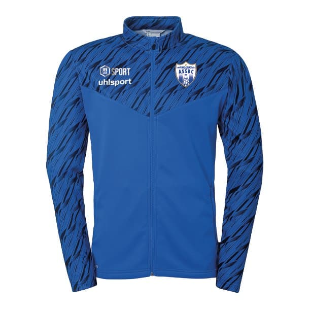 Veste full zip ASSBC, bleu roi
