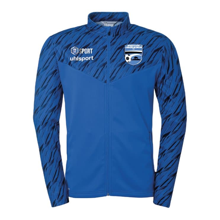 Veste full zip Uhlsport ESSM, bleu ciel