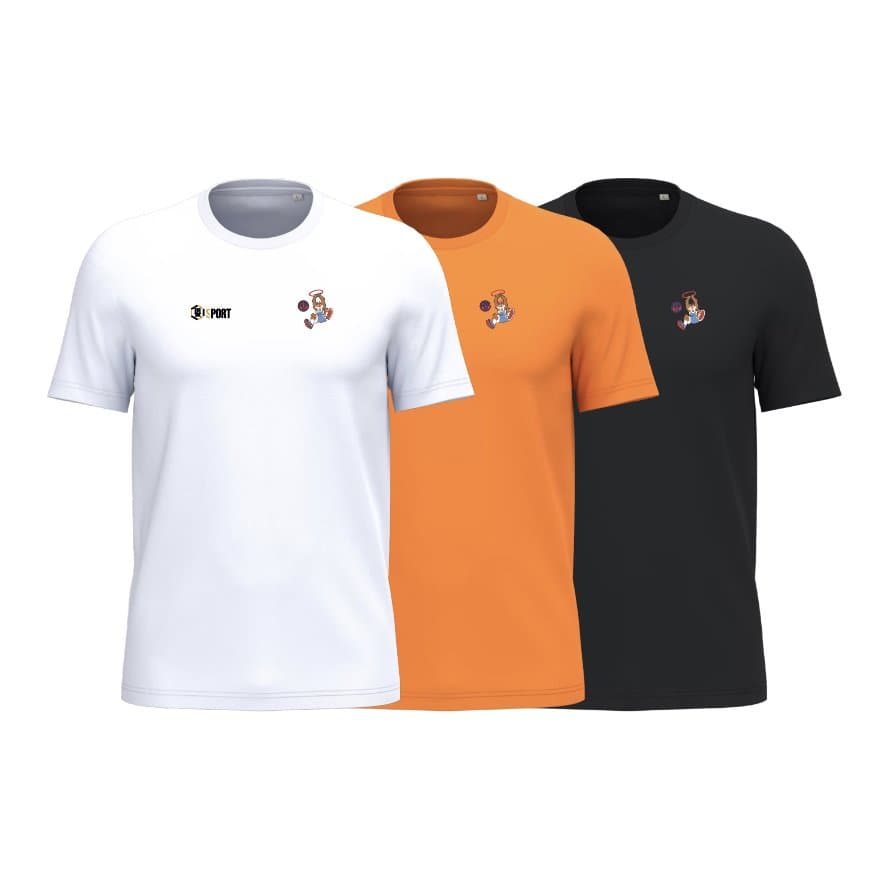 Adult cotton jersey Basketball FJEP, orange