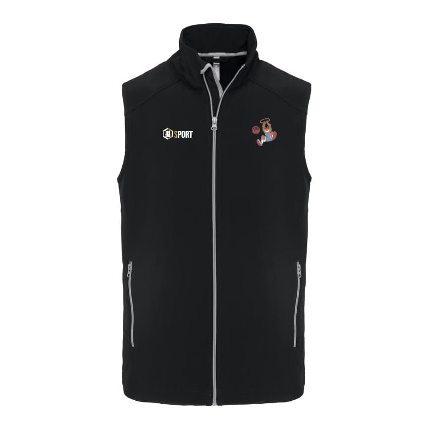 Softshell sans manche Homme Basketball FJEP, vue de face