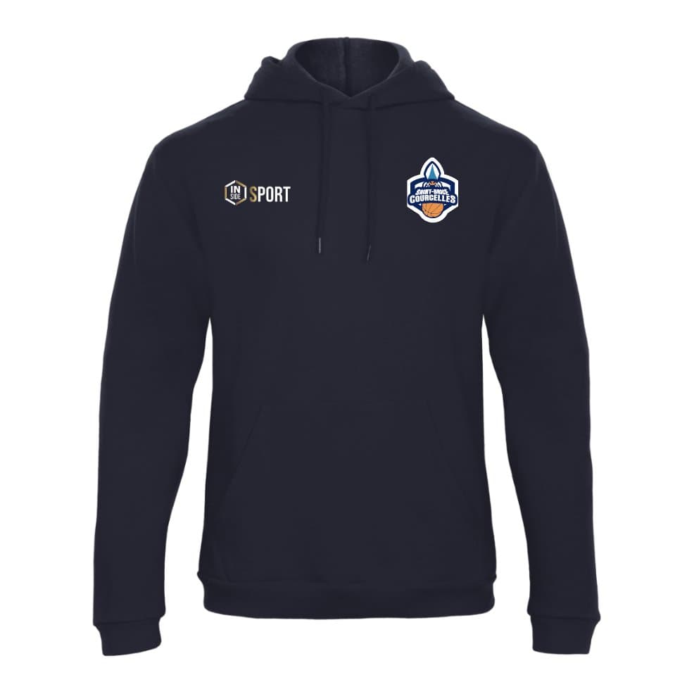 Navy cotton sweatshirt SBC Basket, navy