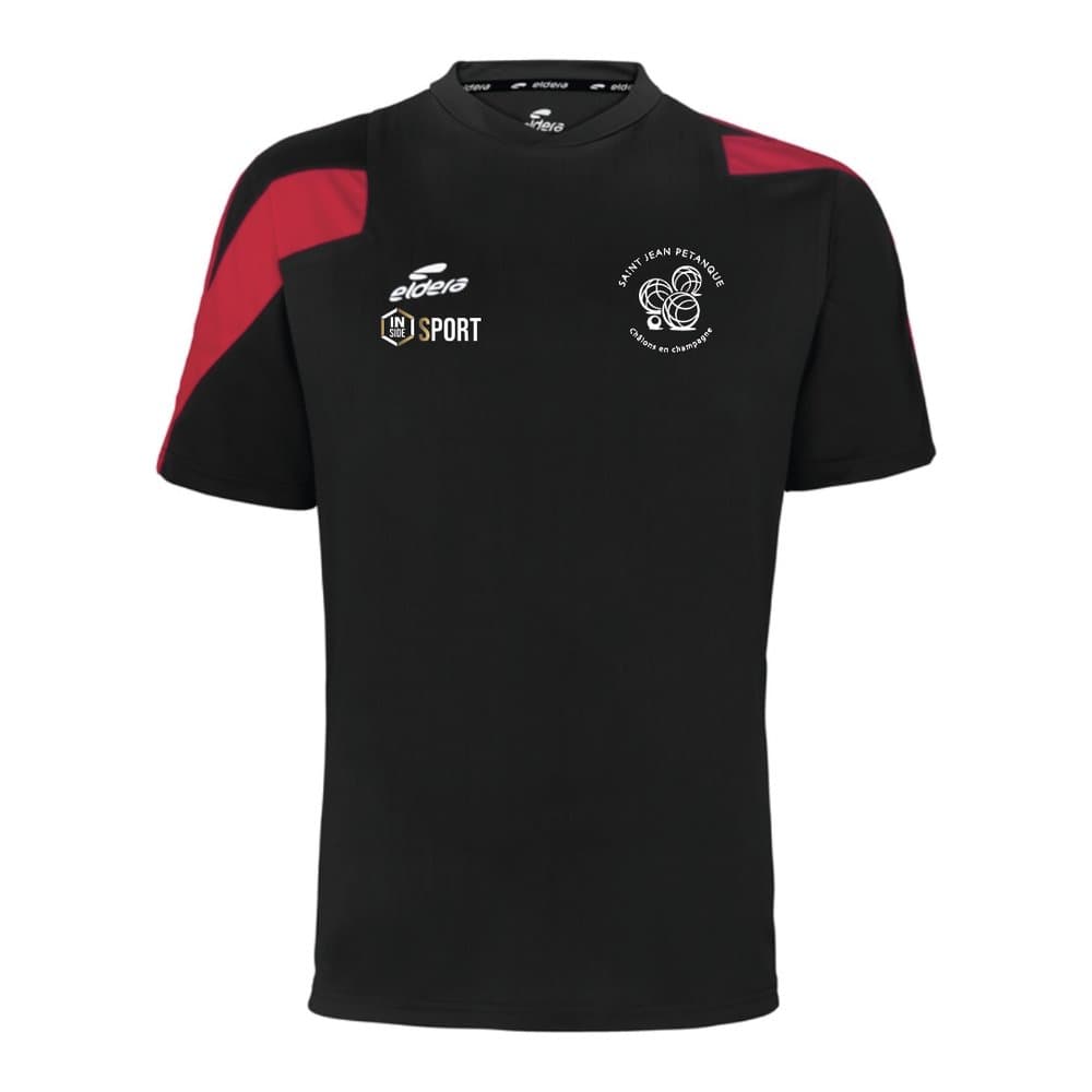T-Shirt Saint Jean Petanque SJP, noir