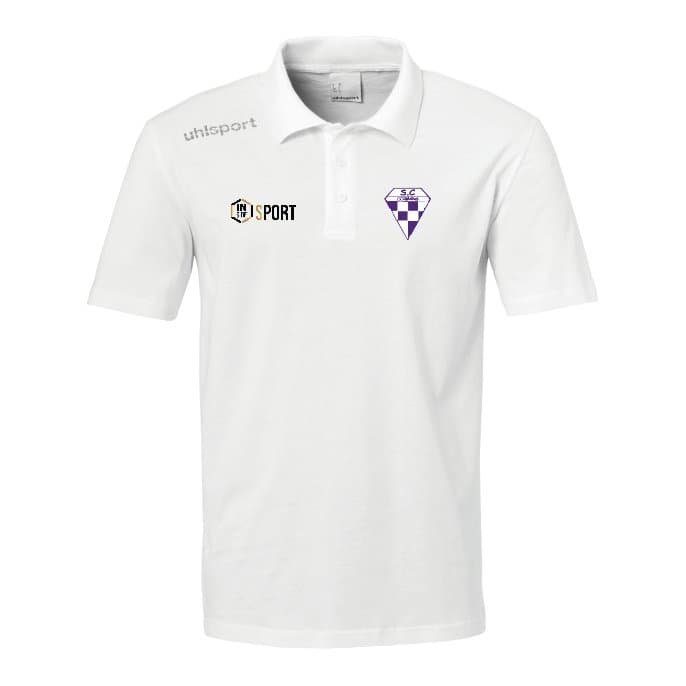 Baumwoll-Poloshirt Weiß Uhlsport SCD, weiß