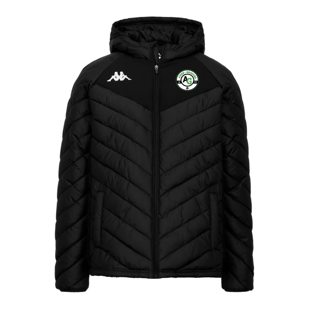 Adult puffer jacket Kappa USAG, green
