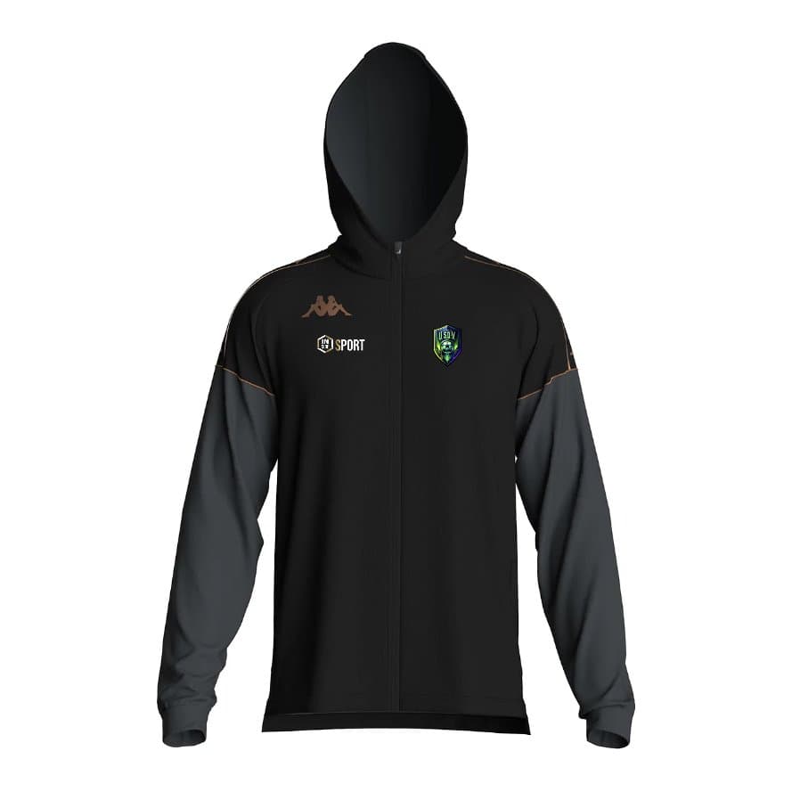 Veste capuche enfant Kappa USDV, vue de face