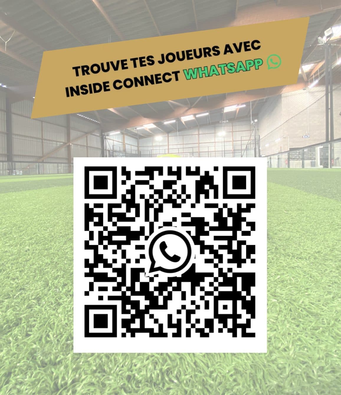 QR code pour rejoindre le groupe WhatsApp Inside Connect Foot5