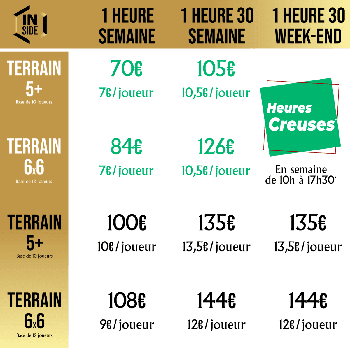 Location de terrains FOOT5