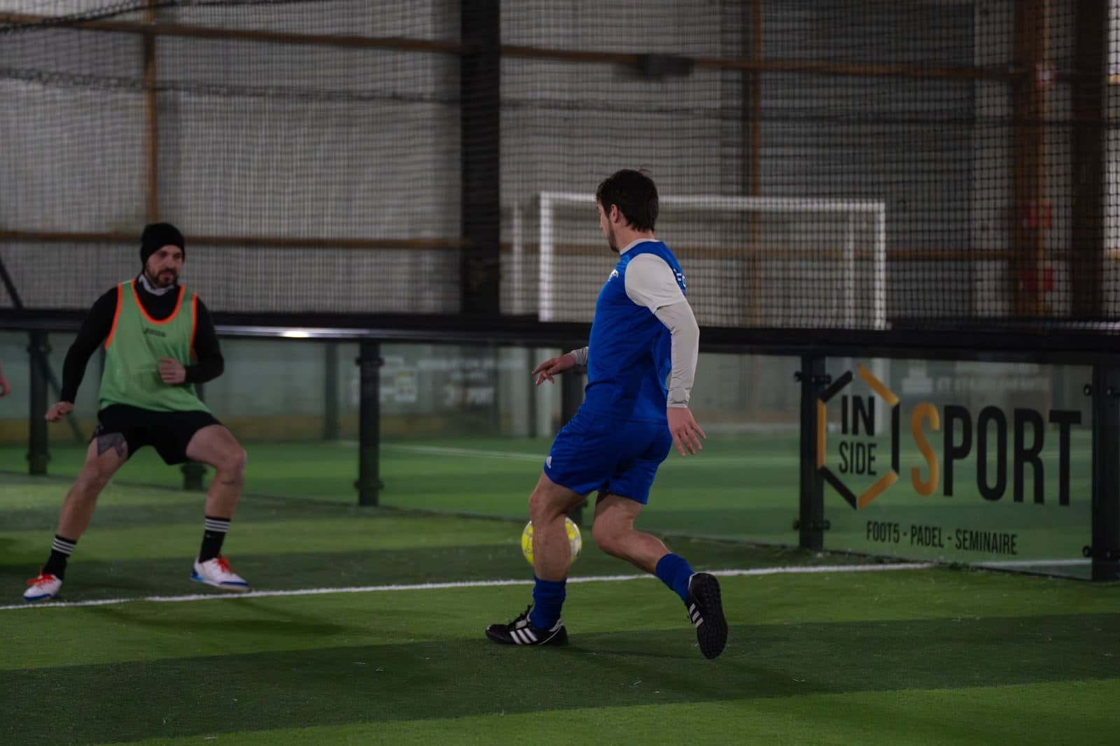 Foot5 match on an indoor pitch at Inside Sport